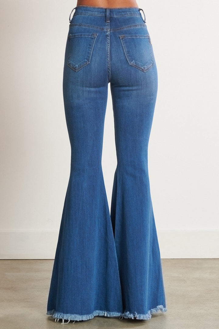 The Lainey Concert Bell Bottom Jeans | gussieduponline