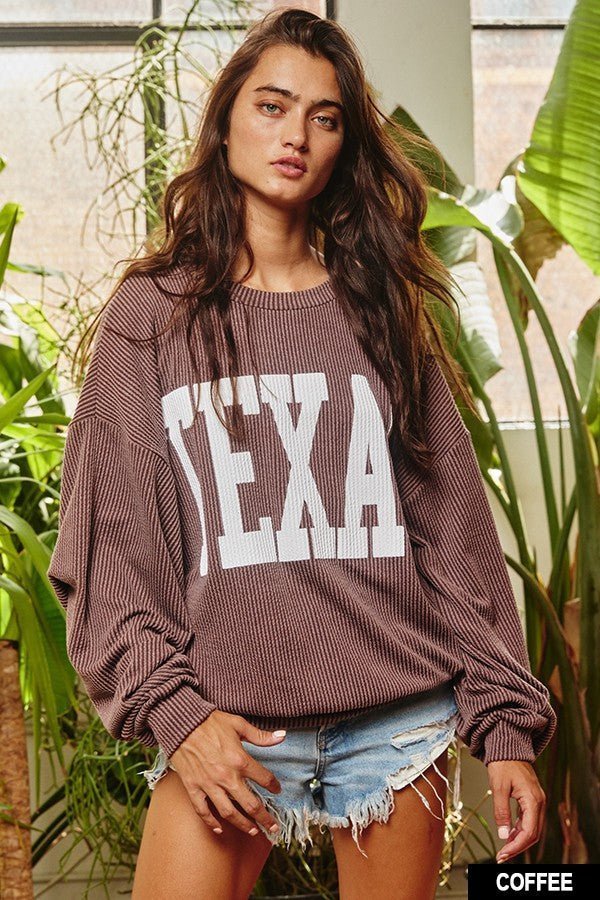 The Texas Graphic Sweatshirt (MULTIPLE COLORS) | gussieduponline