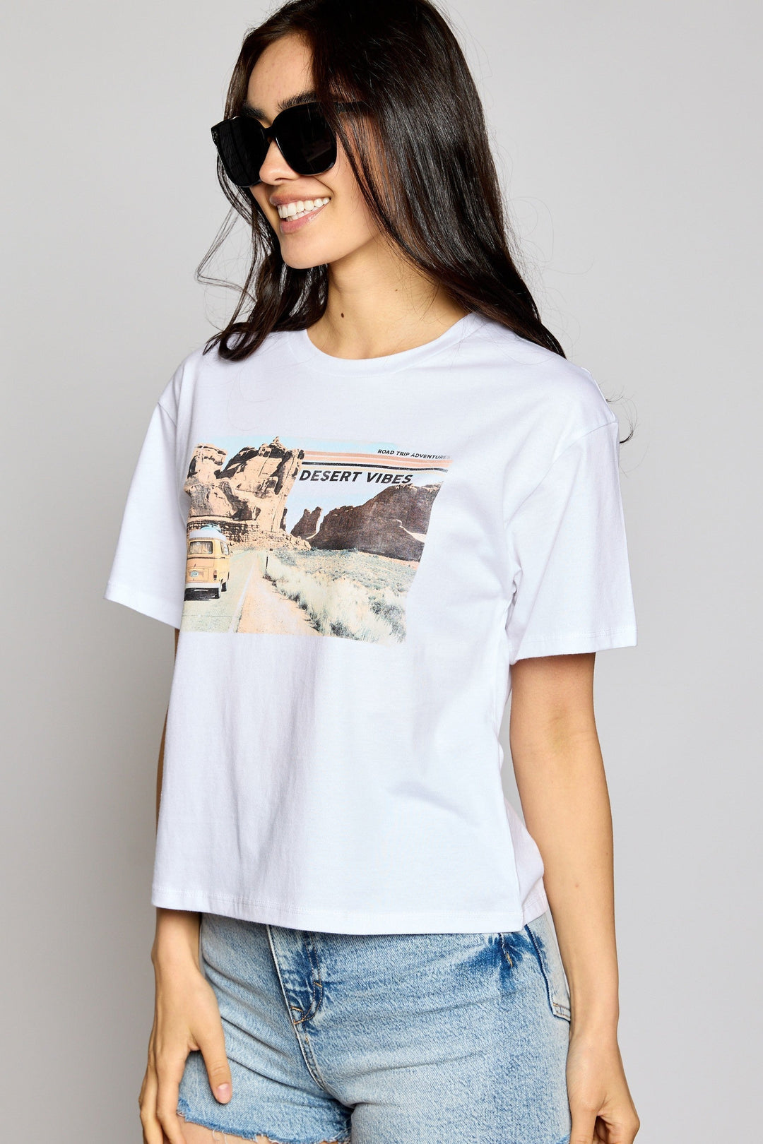 Desert Vibes Road Trip Adventures Tee | gussieduponline