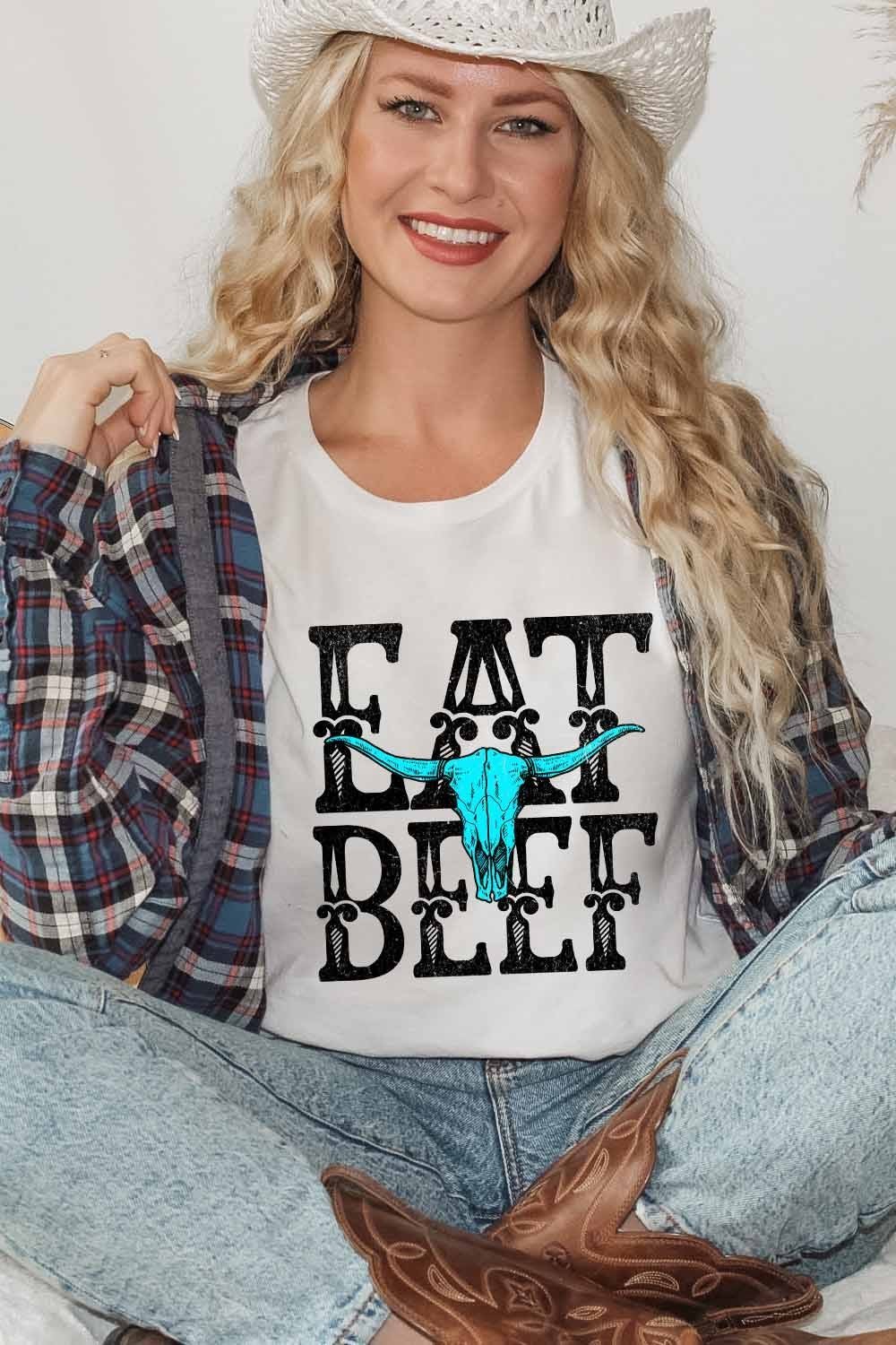 Eat Beef Graphic Tee | gussieduponline