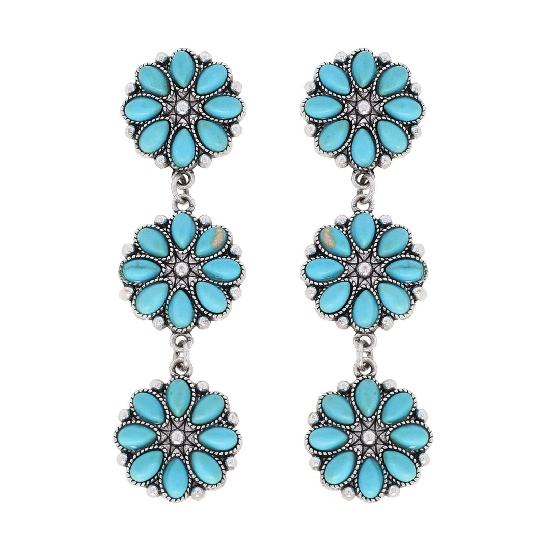 Western Petals Earrings | gussieduponline