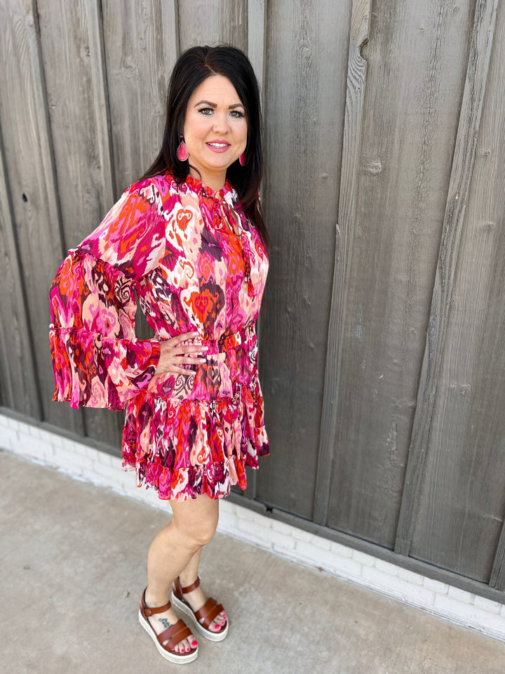 Pink Southern Bell Mini Dress | gussieduponline