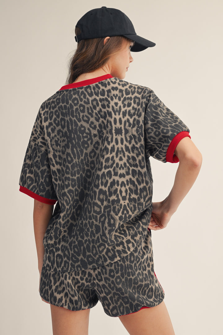 Leopard Print Relaxed 2 Pc Set