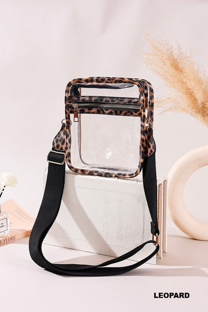 Premium Clear Stadium Messenger Bag- 2 Colors
