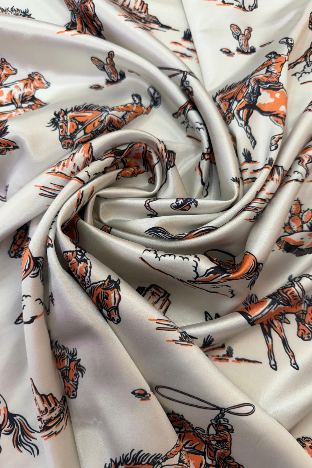Aina Western Rodeo Satin Scarf