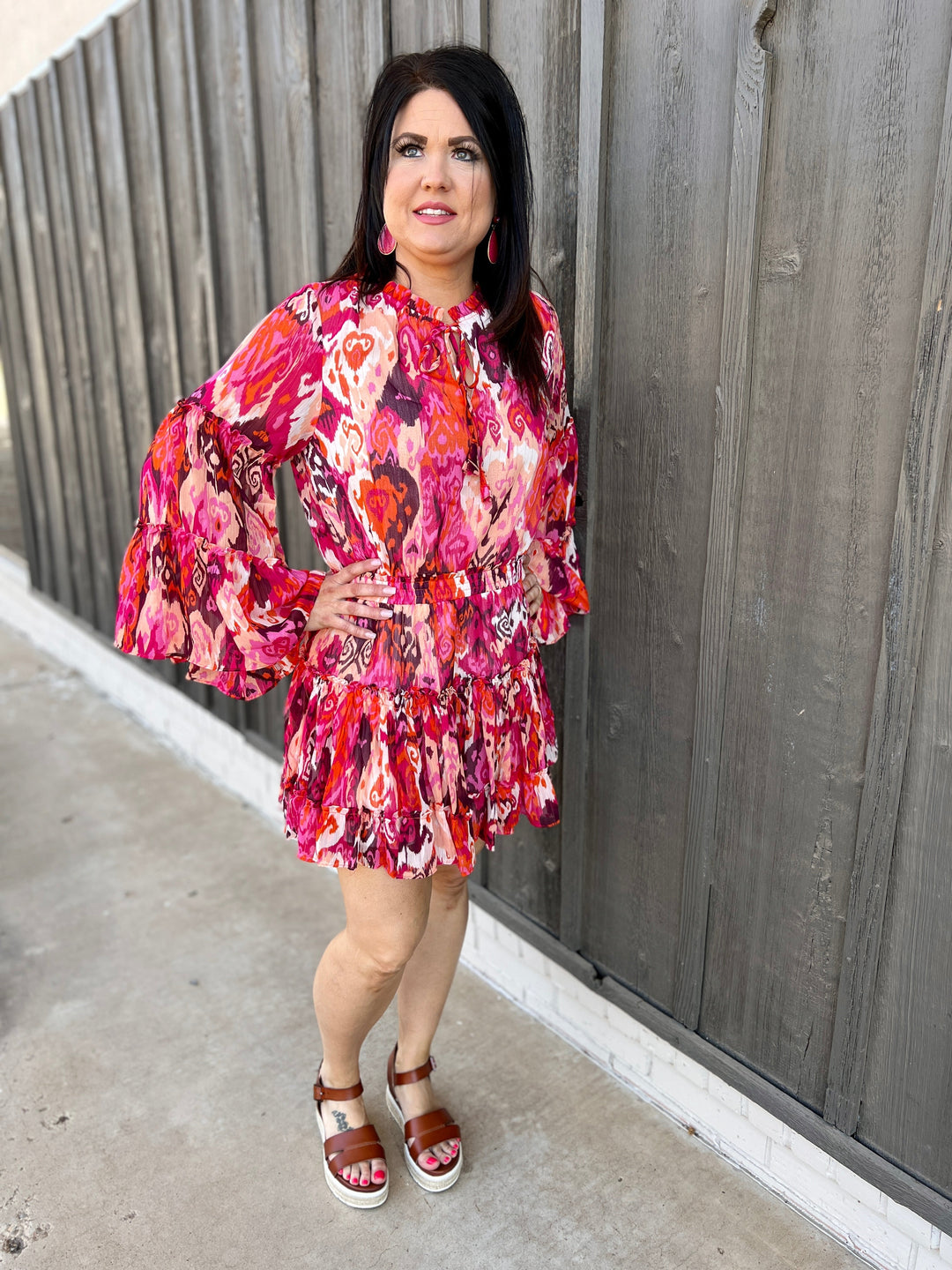 Pink Southern Bell Mini Dress | gussieduponline