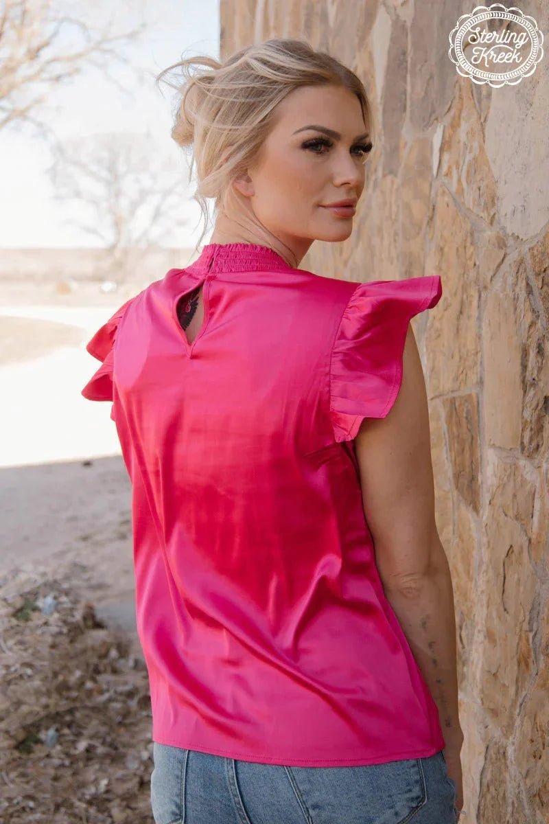 PLUS Sterling Kreek Pink Babydoll Top | gussieduponline