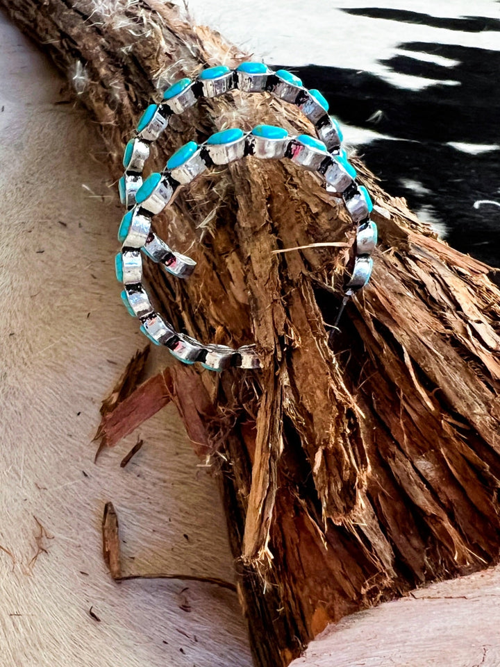 Hoops of Stones Earrings | gussieduponline