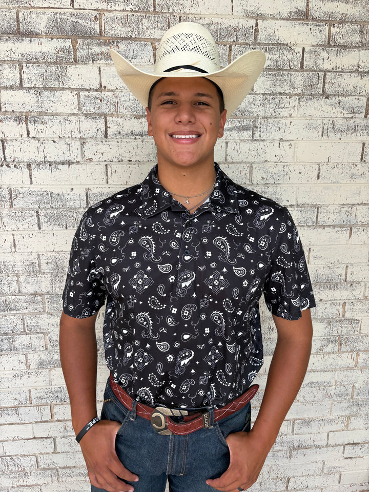 MENS Sterling Kreek Bandana Country Polo