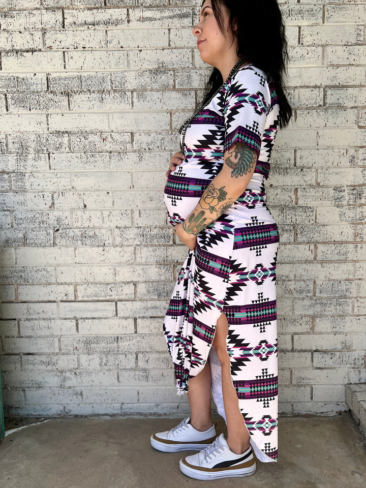 Aztec Outskirts Maxi Dress | gussieduponline