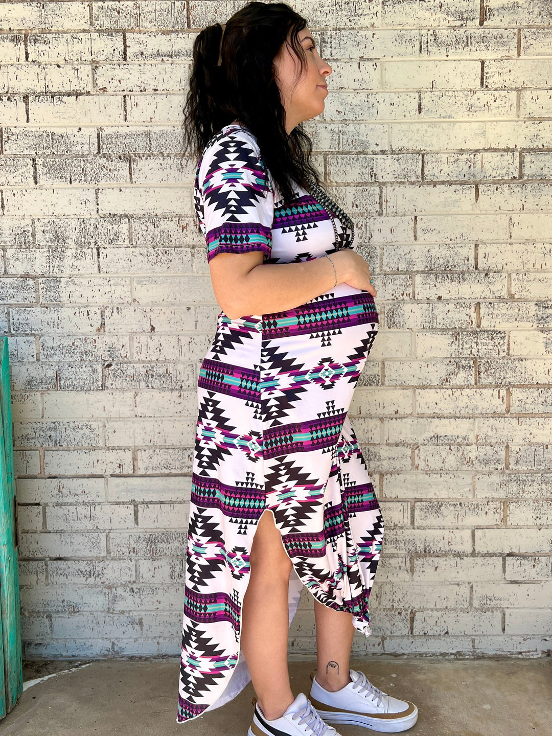 Aztec Outskirts Maxi Dress | gussieduponline