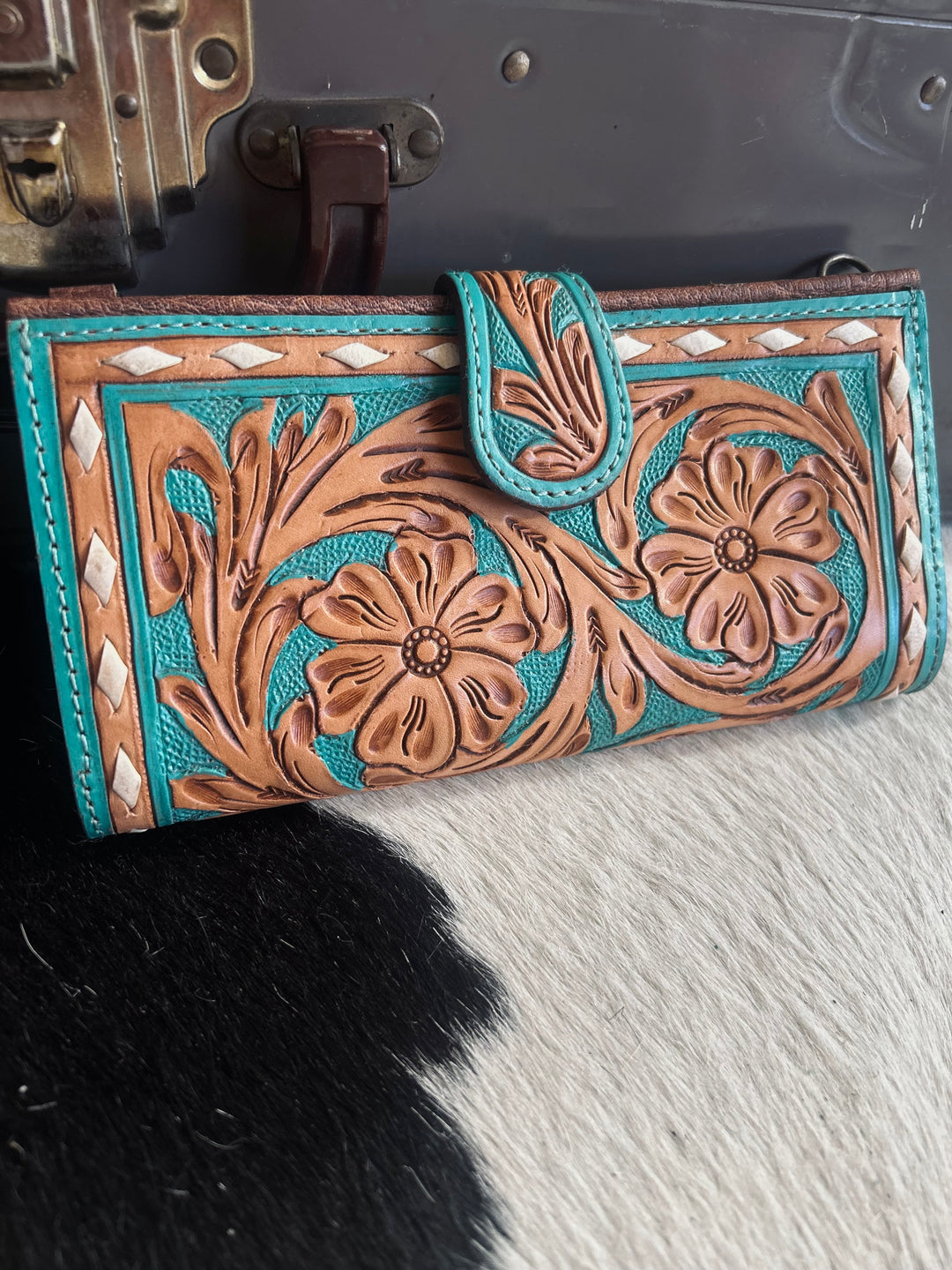 American Darling Boho Turquoise Wallet Crossbody