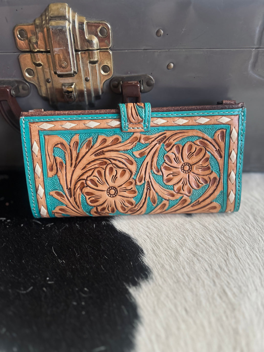 American Darling Boho Turquoise Wallet Crossbody