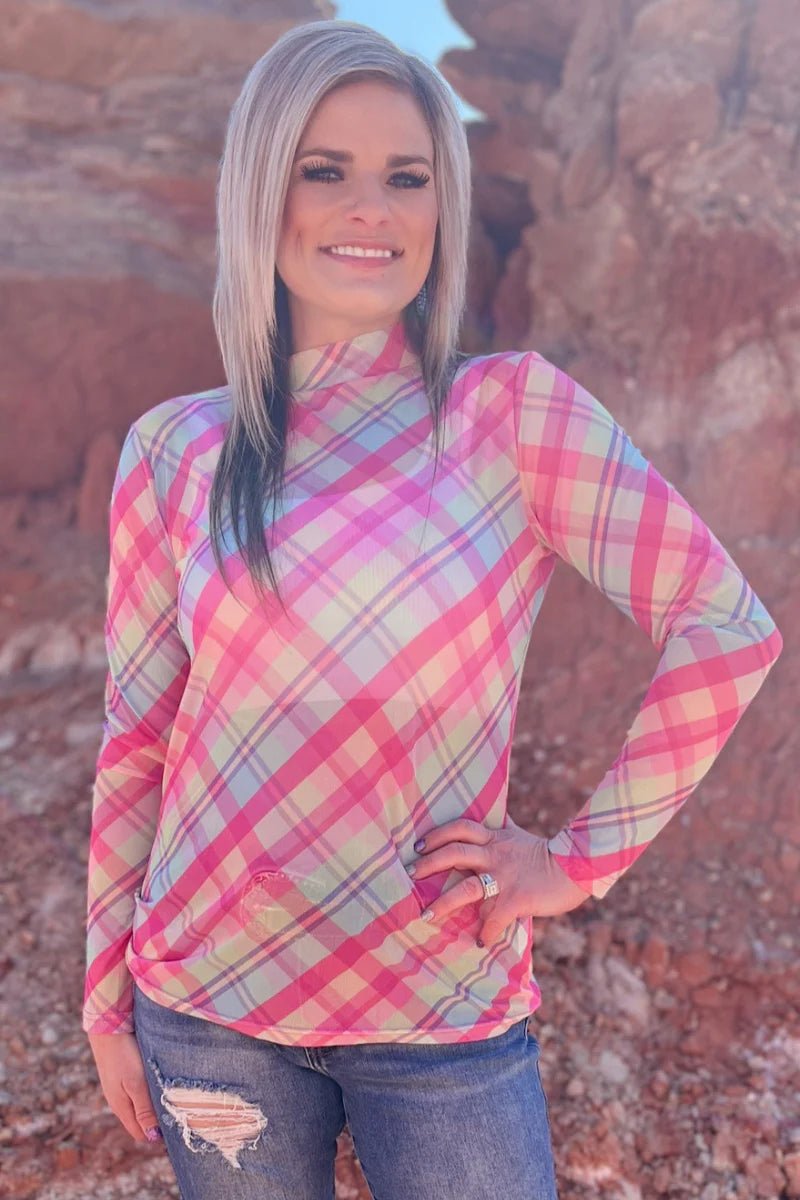 April Showers Mesh Top | gussieduponline