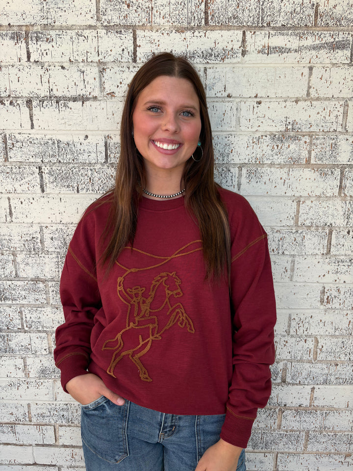 Ariat Women's Cabernet Lasso Sweatshirt