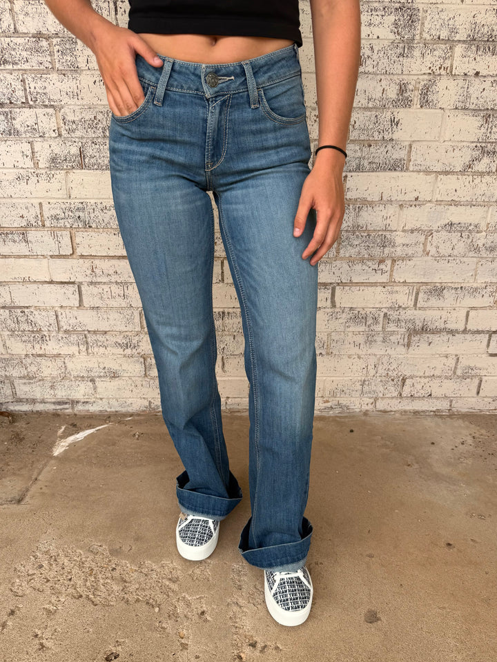 Ariat Women's Perfect Rise Isabelle Wide Leg Trouser Jean- Regular & Long Length