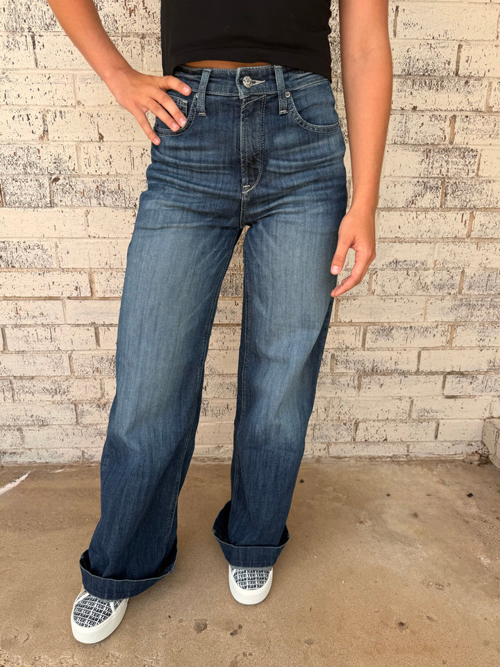 Ariat Women's Ultra High Rise Rosalie Wide Leg Jean- Regular & Long Length