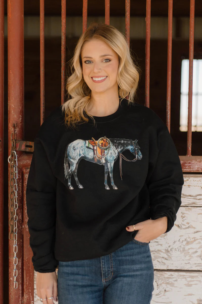 Sterling Kreek Blu Roan Sweatshirt