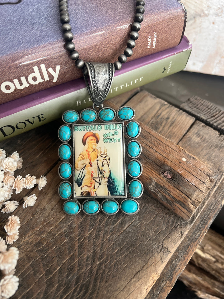 Buffalo Bill's Wild West Vintage Inspired Pendant