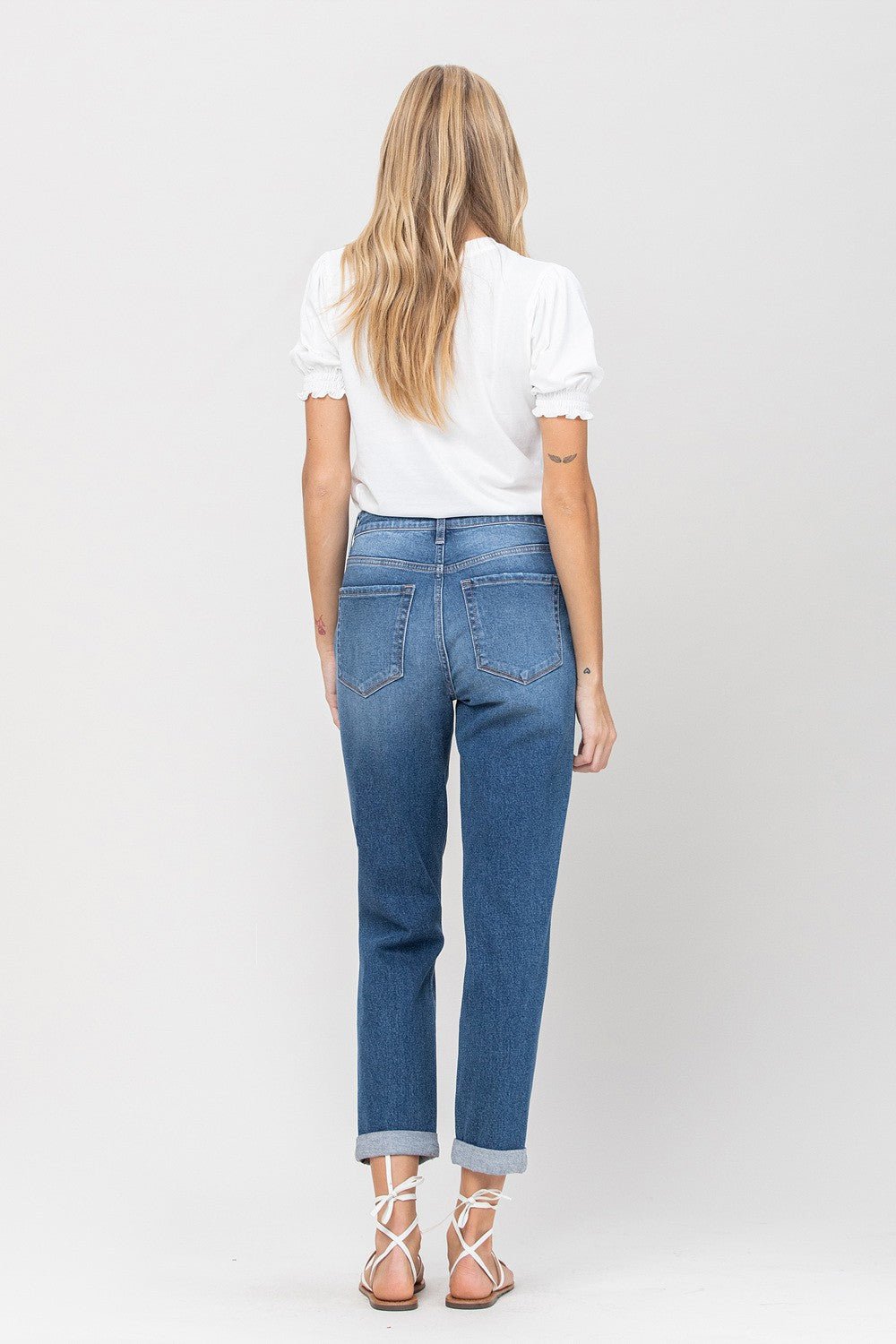 Candy Lights Mom Jeans | gussieduponline