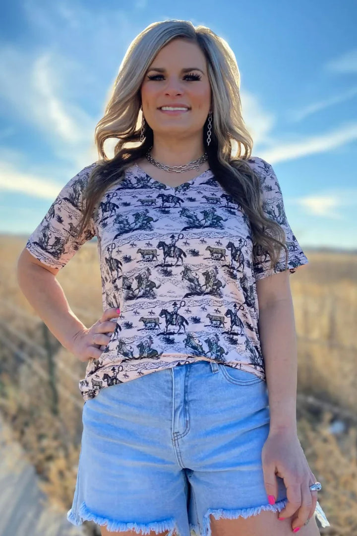 Sterling Kreek Blush Day Workin Top