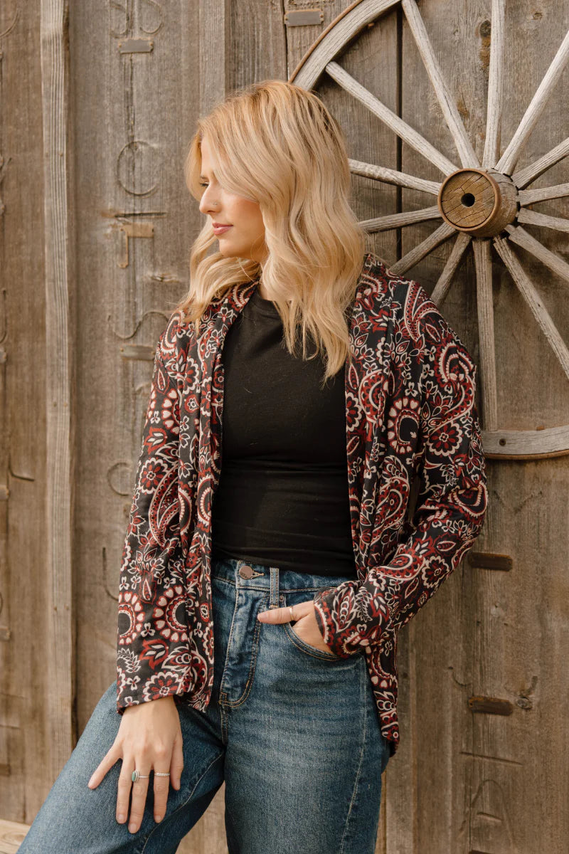 Sterling Kreek Desert Dahlia Cardigan