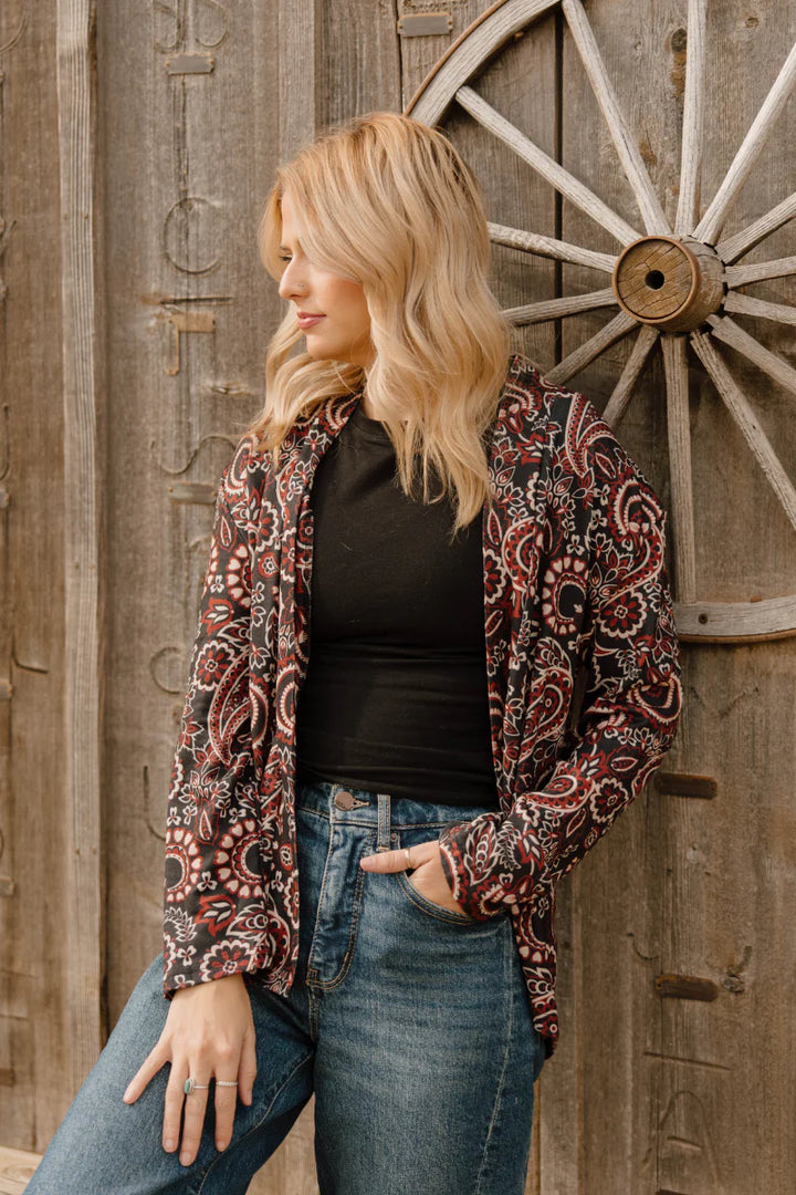 Sterling Kreek Desert Dahlia Cardigan