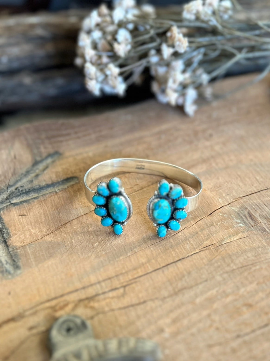 7 To Heaven Turquoise Cuff Bracelet | gussieduponline