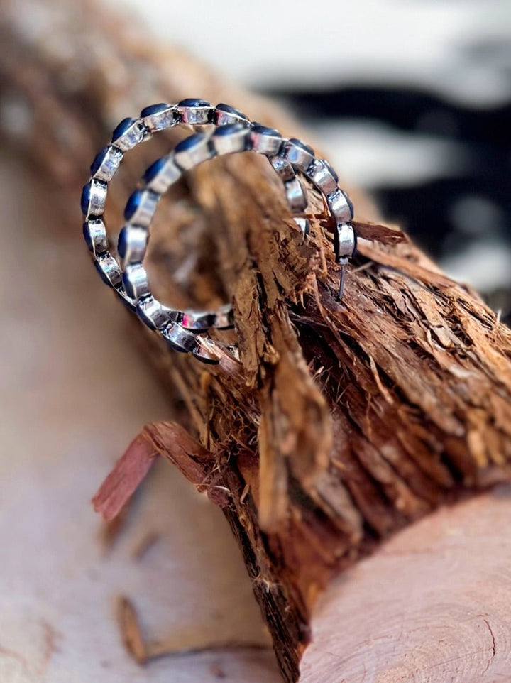 Hoops of Stones Earrings | gussieduponline