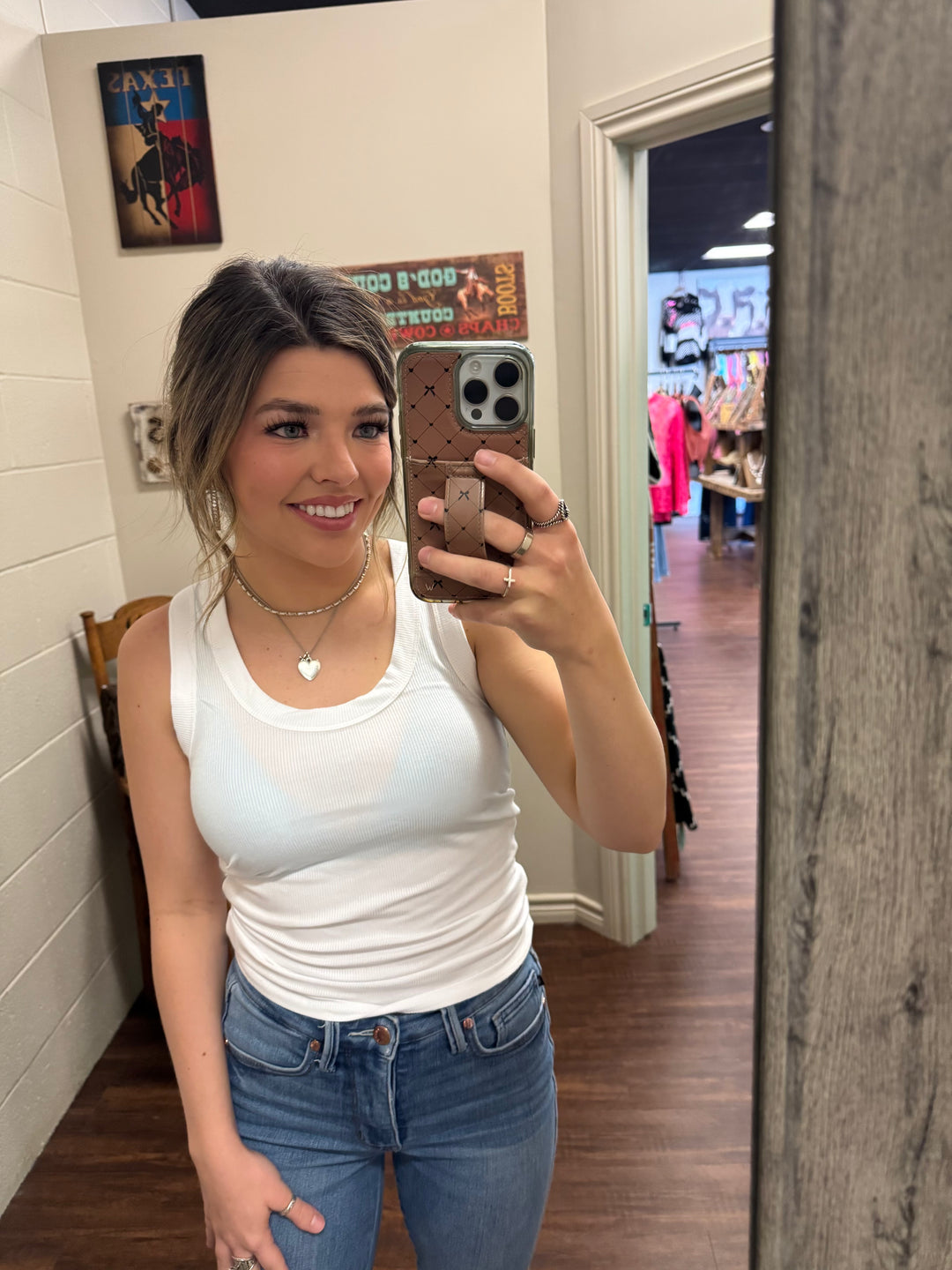 Zenana Ribbed Scoop Neck Tank Top