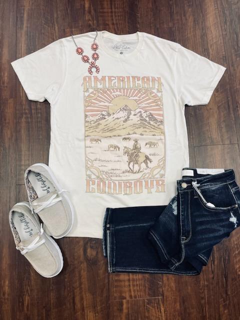American Cowboys Graphic Tee | gussieduponline