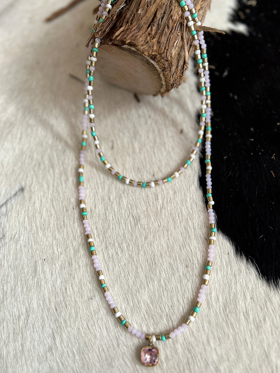 Panache Pink Princess Necklace | gussieduponline