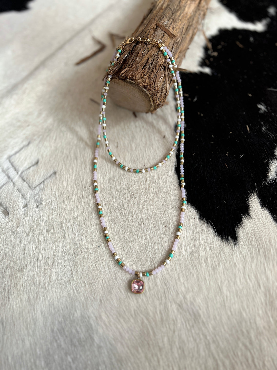 Panache Pink Princess Necklace | gussieduponline