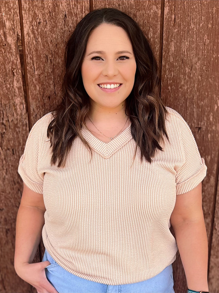 PLUS Room to Breath Ribbed Top | gussieduponline