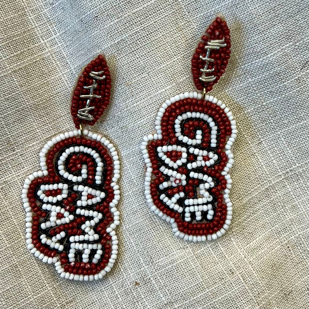Game Day Earrings | gussieduponline