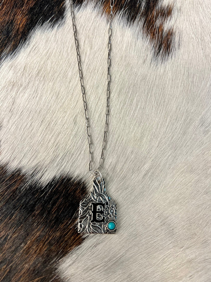 Initially Tagged Letter Necklace | gussieduponline