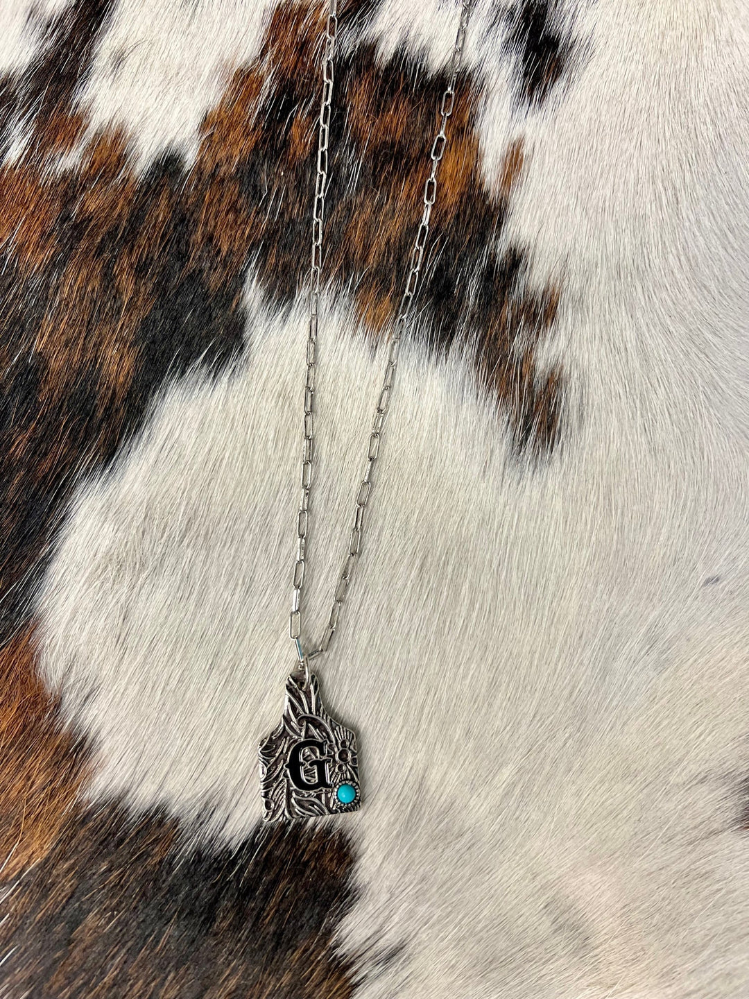 Initially Tagged Letter Necklace | gussieduponline