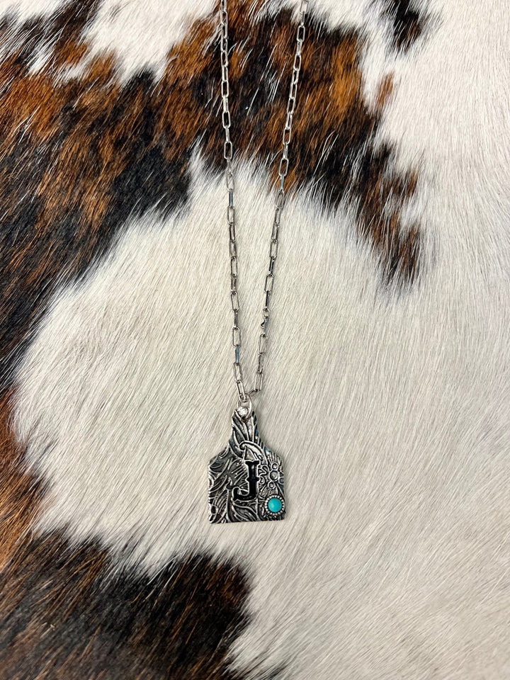 Initially Tagged Letter Necklace | gussieduponline