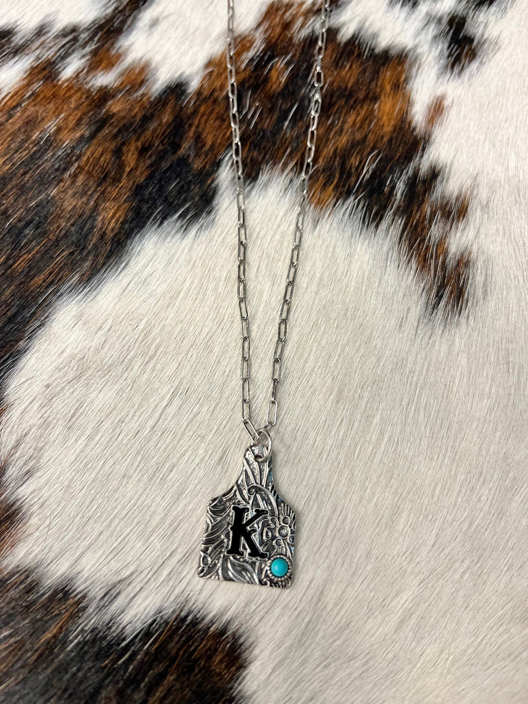 Initially Tagged Letter Necklace | gussieduponline