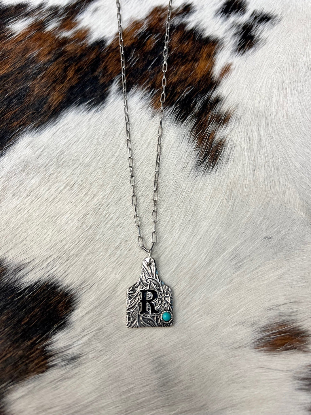 Initially Tagged Letter Necklace | gussieduponline