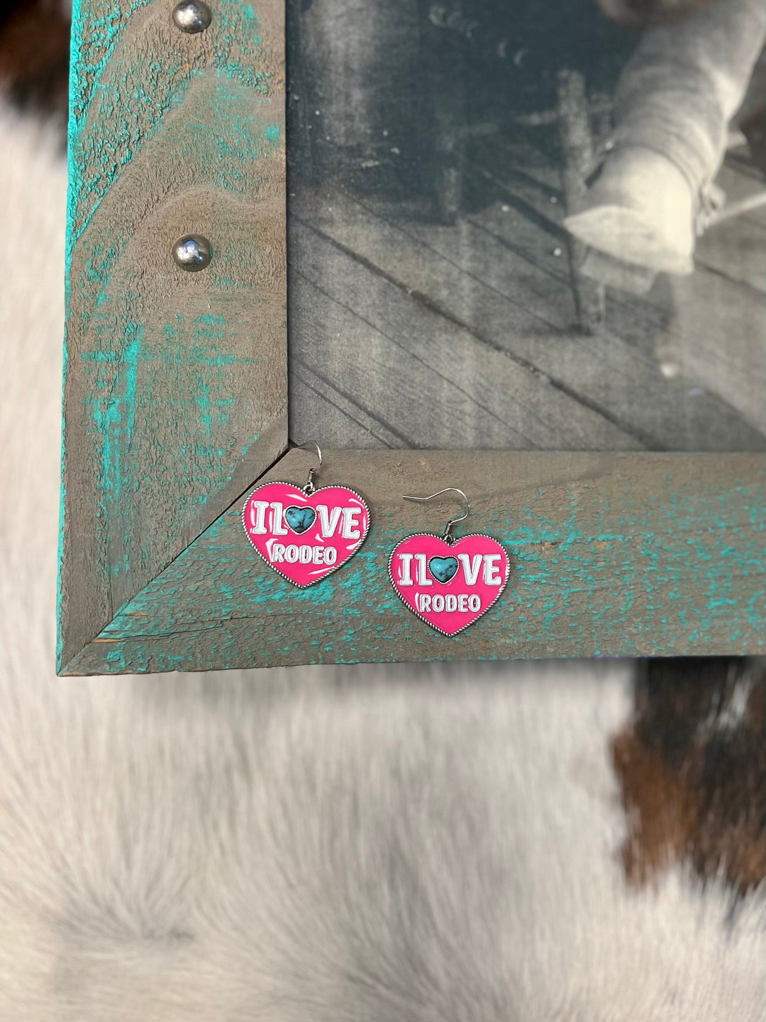 I Love Rodeo Earrings | gussieduponline