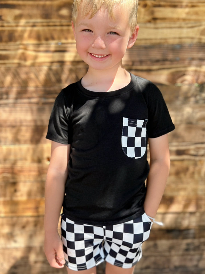 KIDS Checkered 2 piece set | gussieduponline