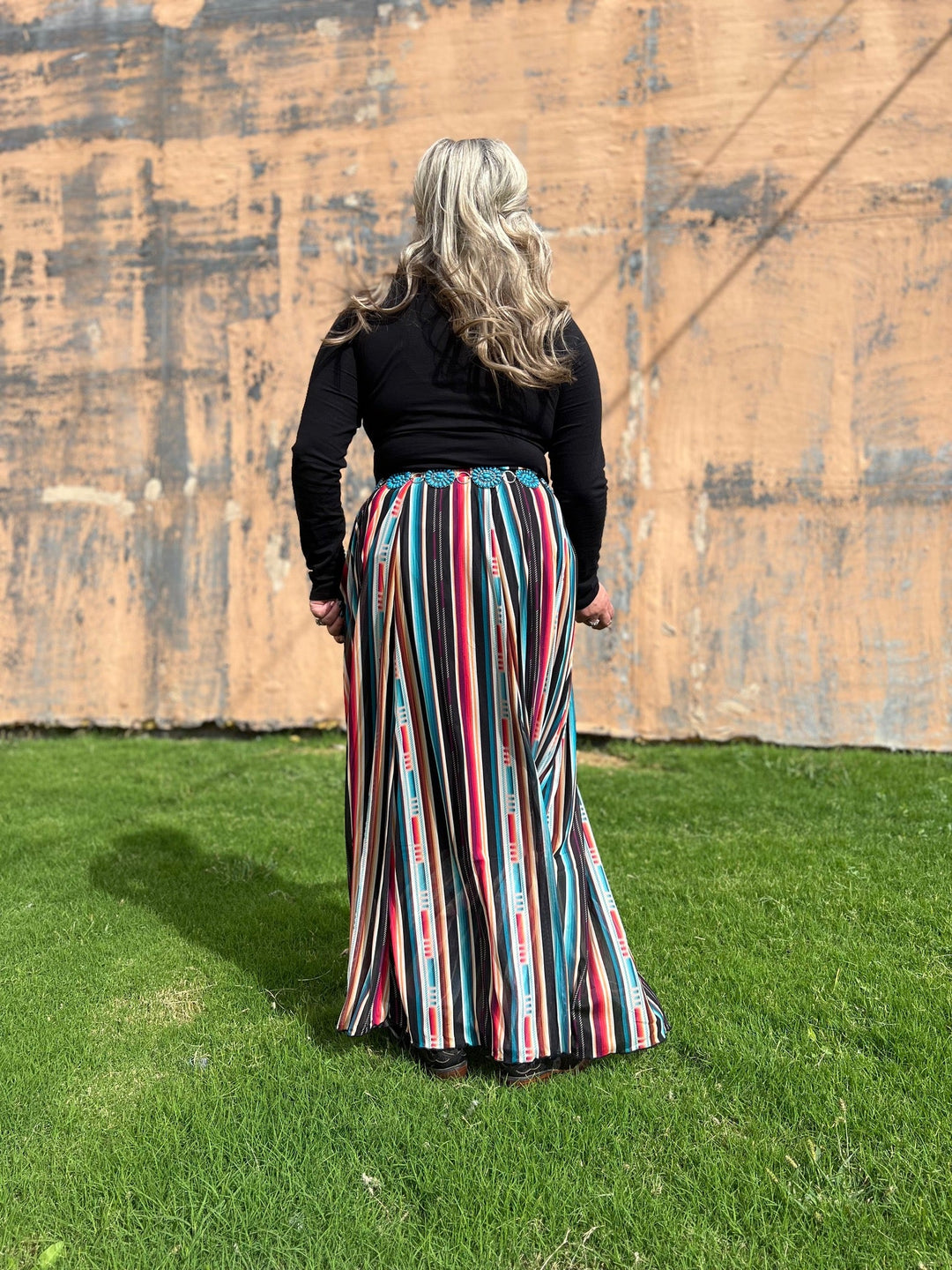 PLUS Serape Kreek Maxi Skirt | gussieduponline
