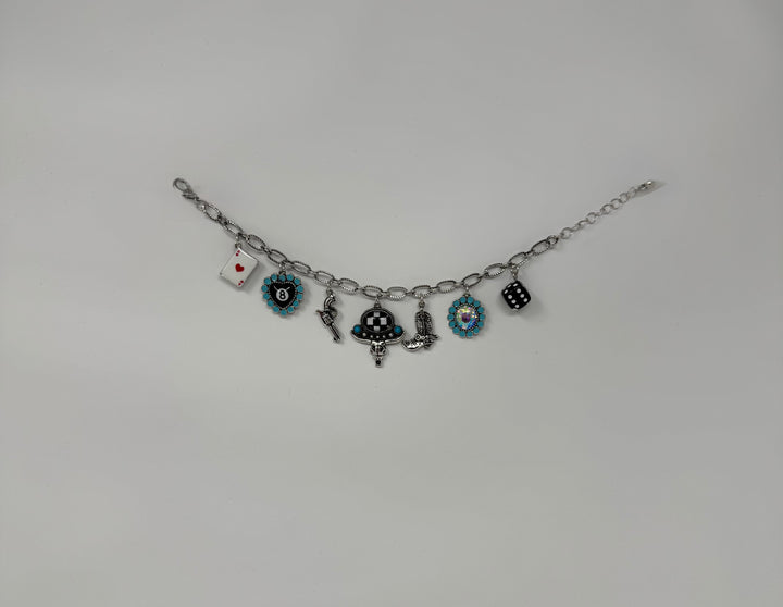 Western Stone Multi Charm Bracelet