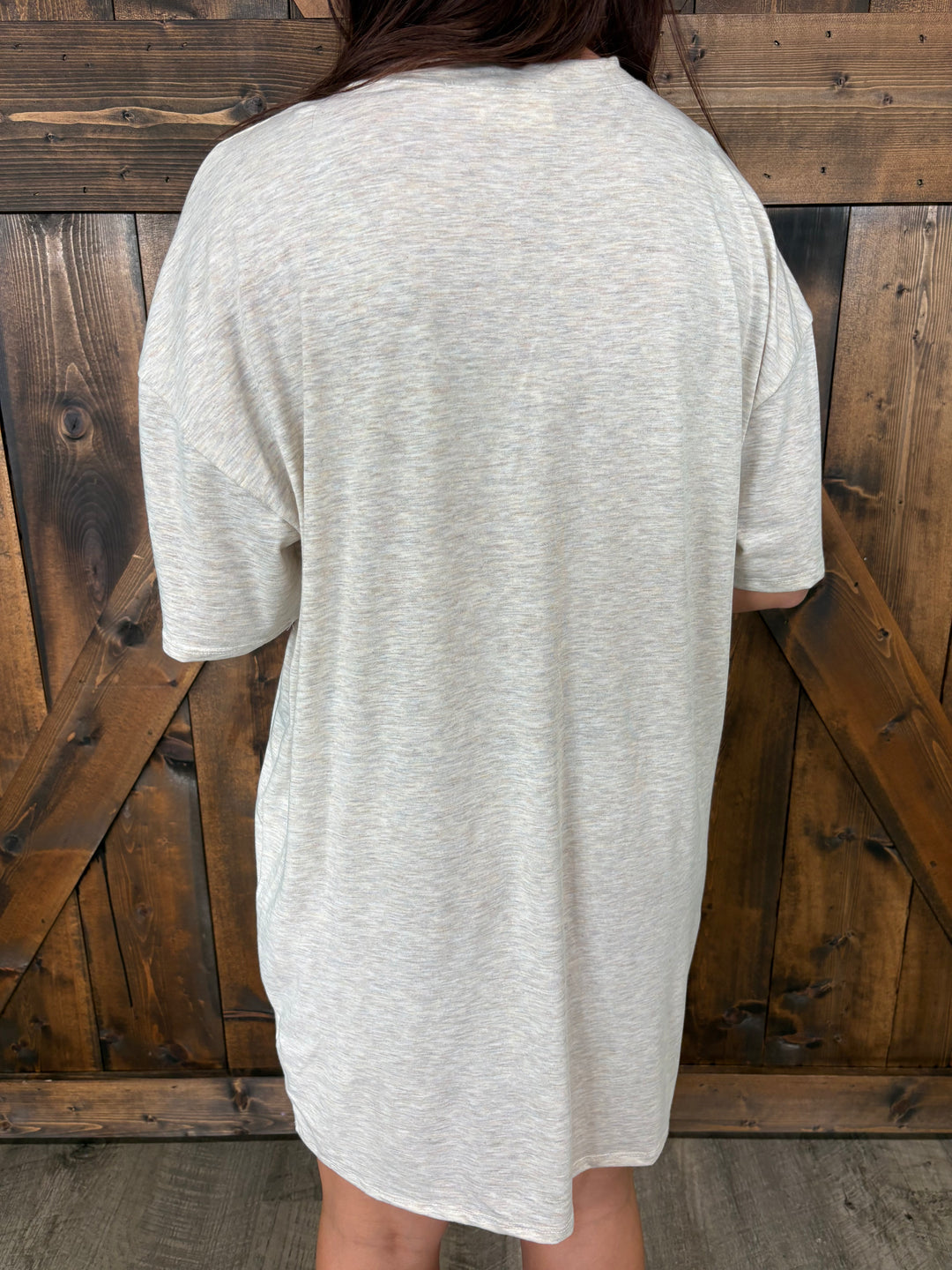 Wild West Longhorn Graphic T-Shirt Dress