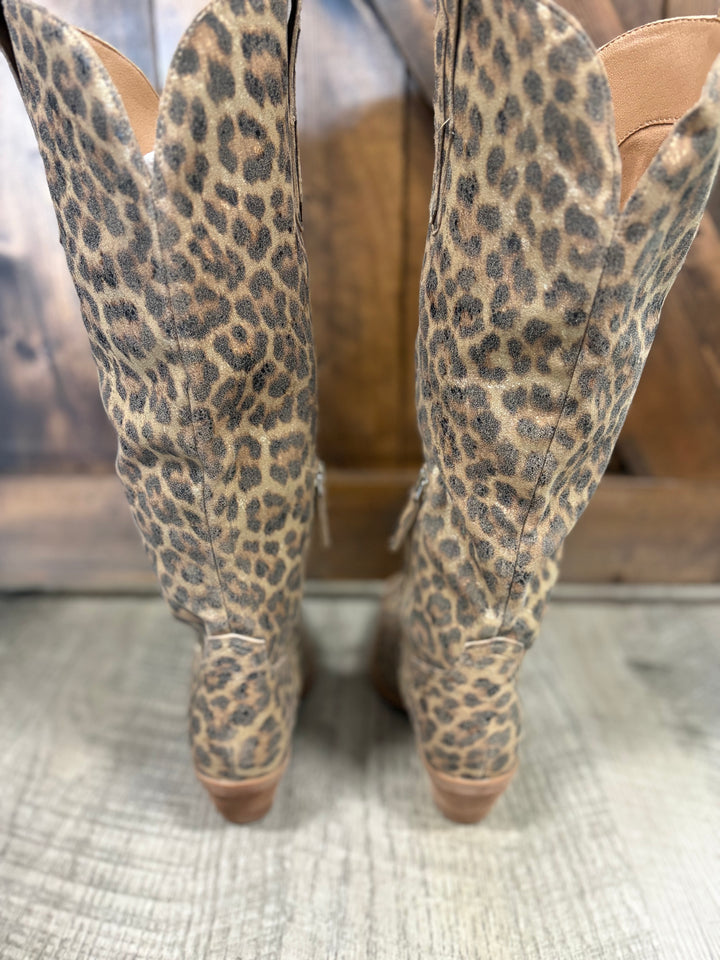 Samara Leopard Western Boots