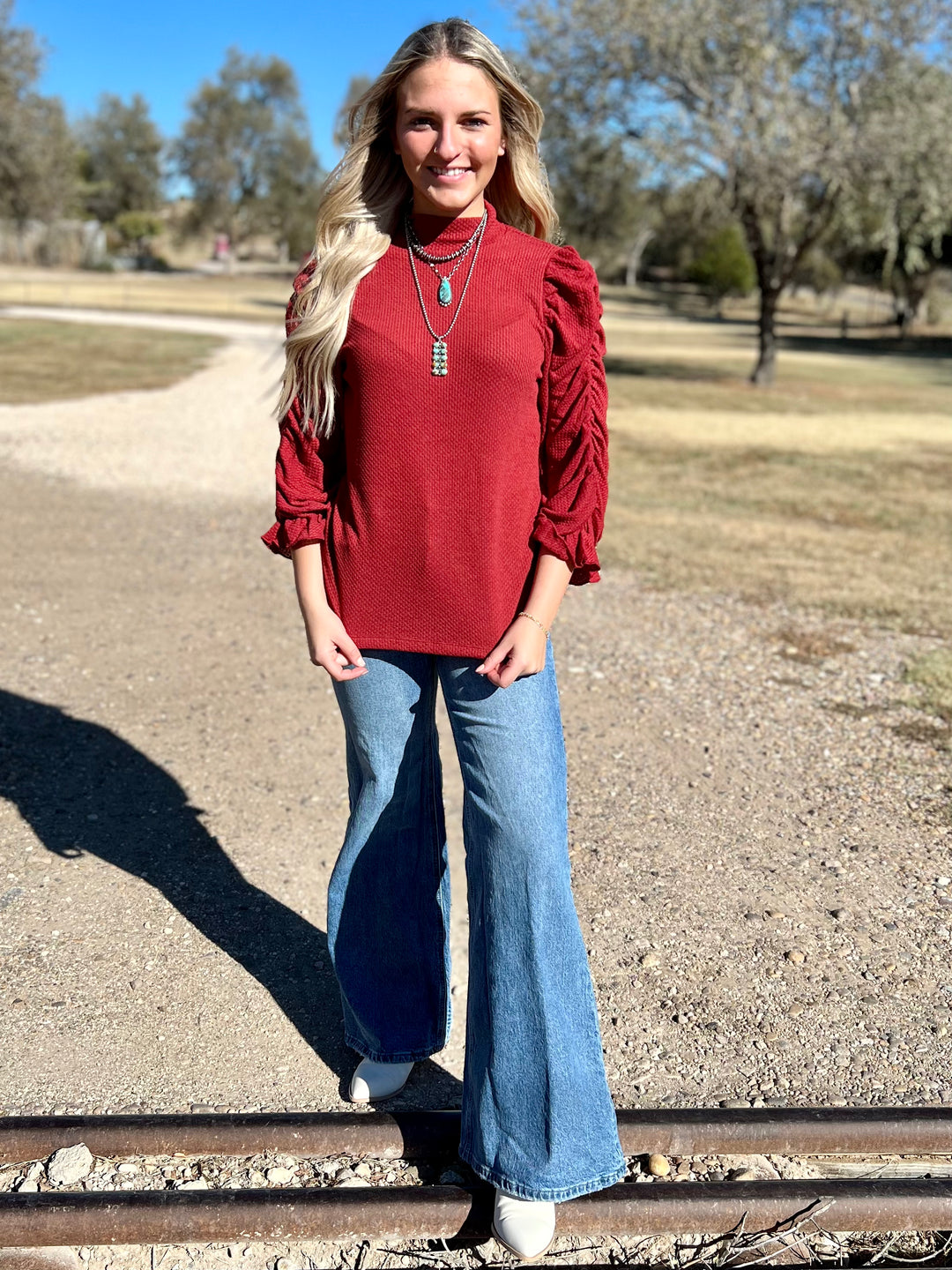 All Ruched Up Top | gussieduponline