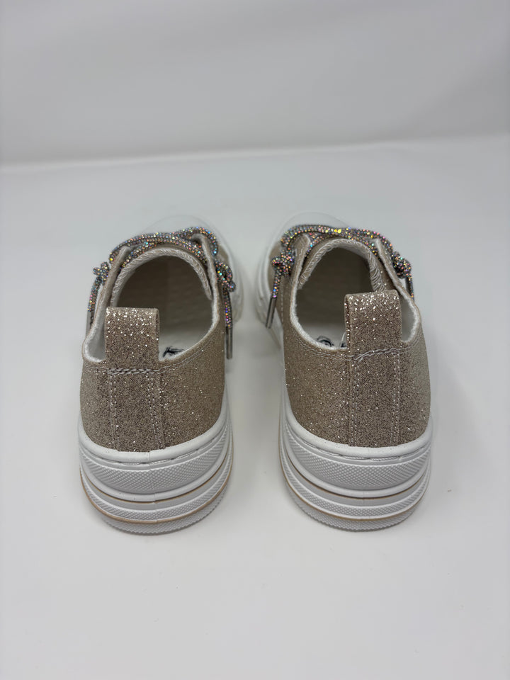 Very G Gold Aman Sparkle Sneakers