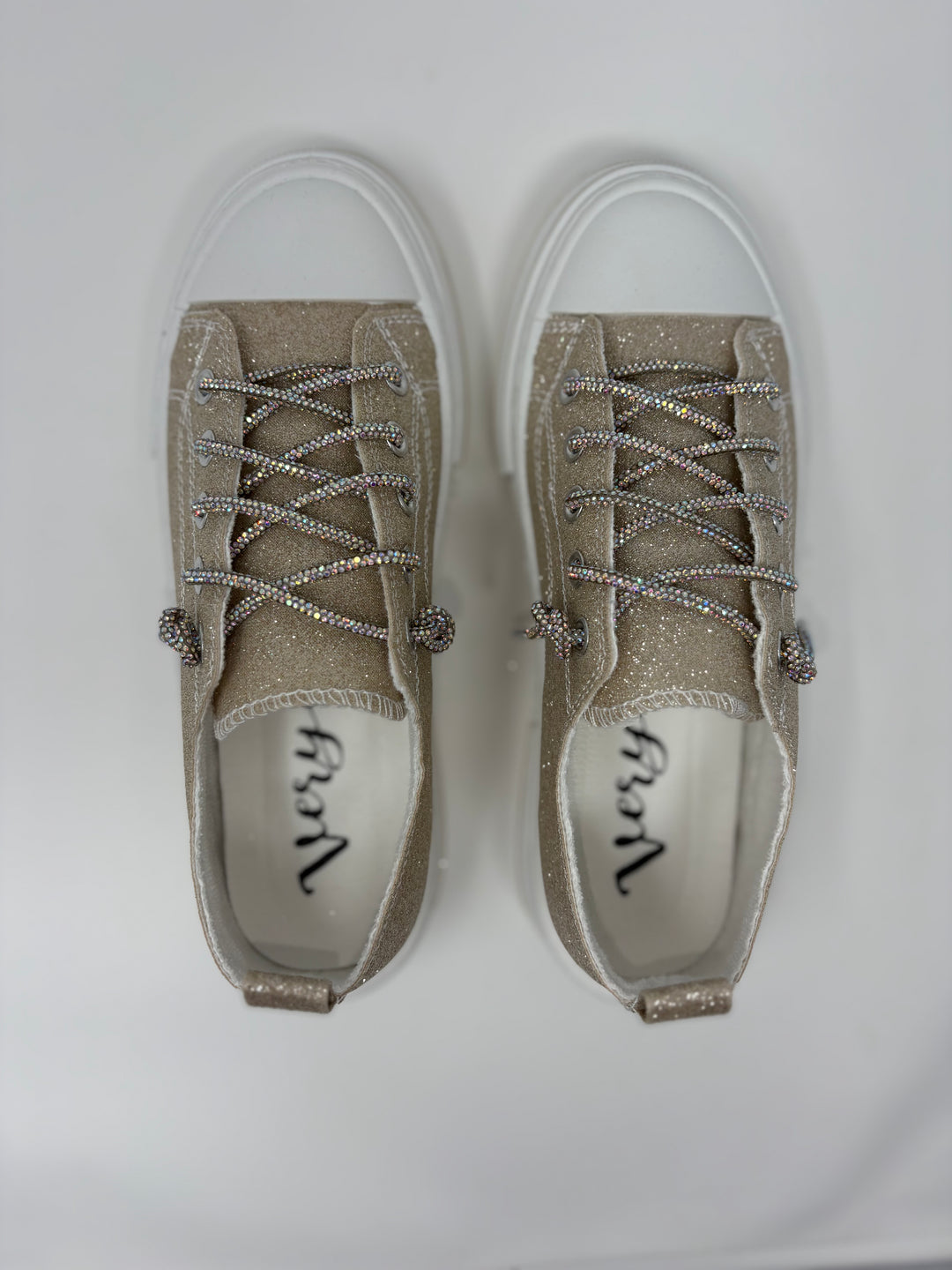 Very G Gold Aman Sparkle Sneakers
