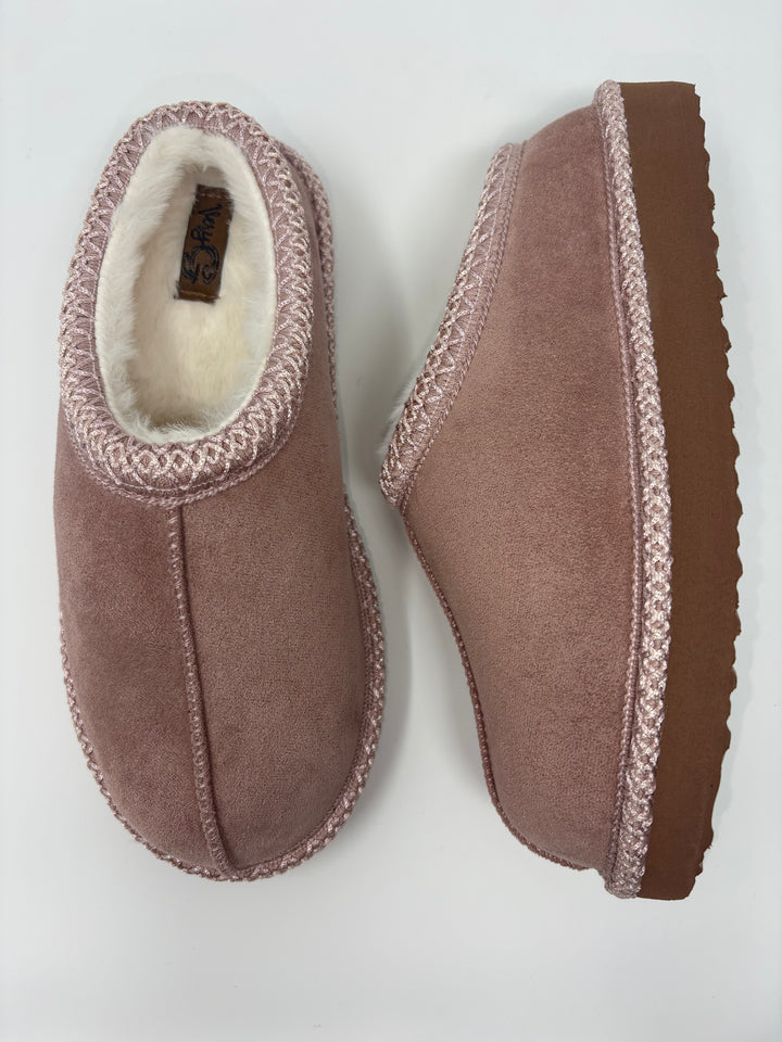 Very G Georgina Blush Pink Slippers